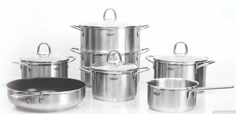Bộ nồi inox Chefs EH-CW7PLUS 7 món